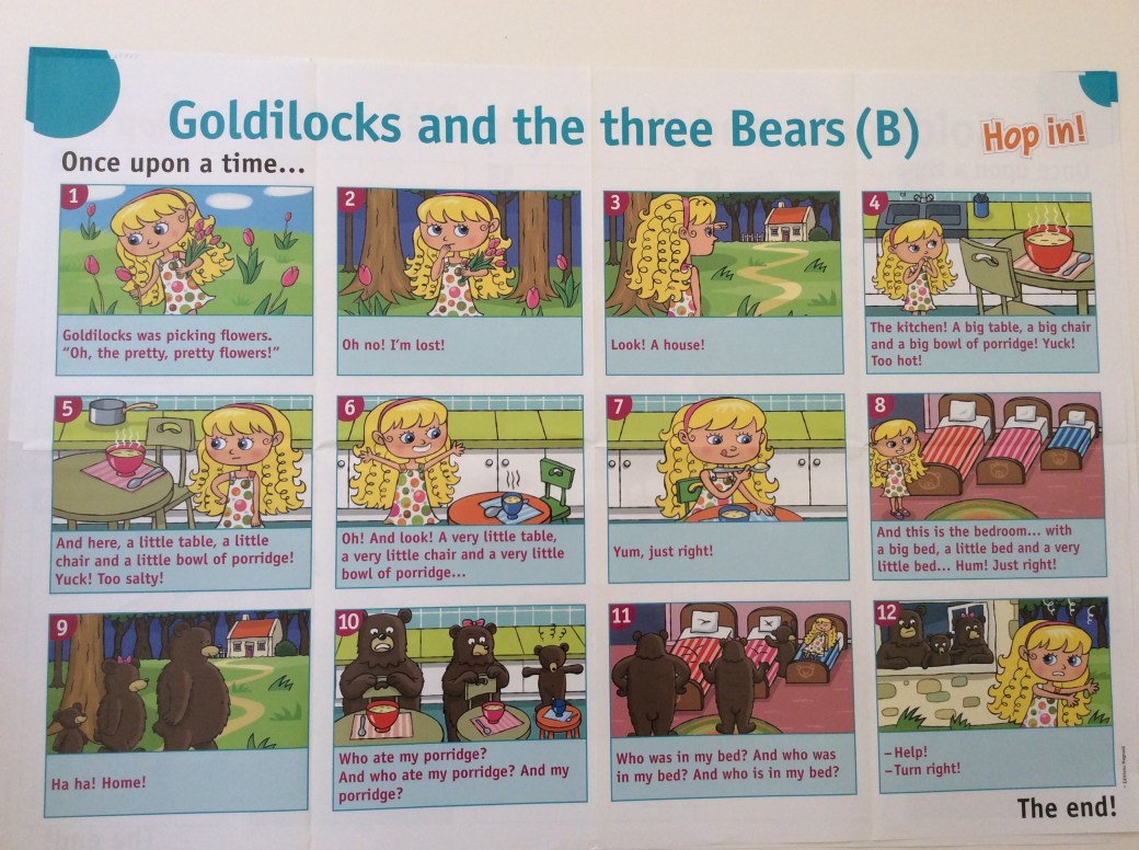 gOLDILOCKS AND THE THREE BEARS HOP IN